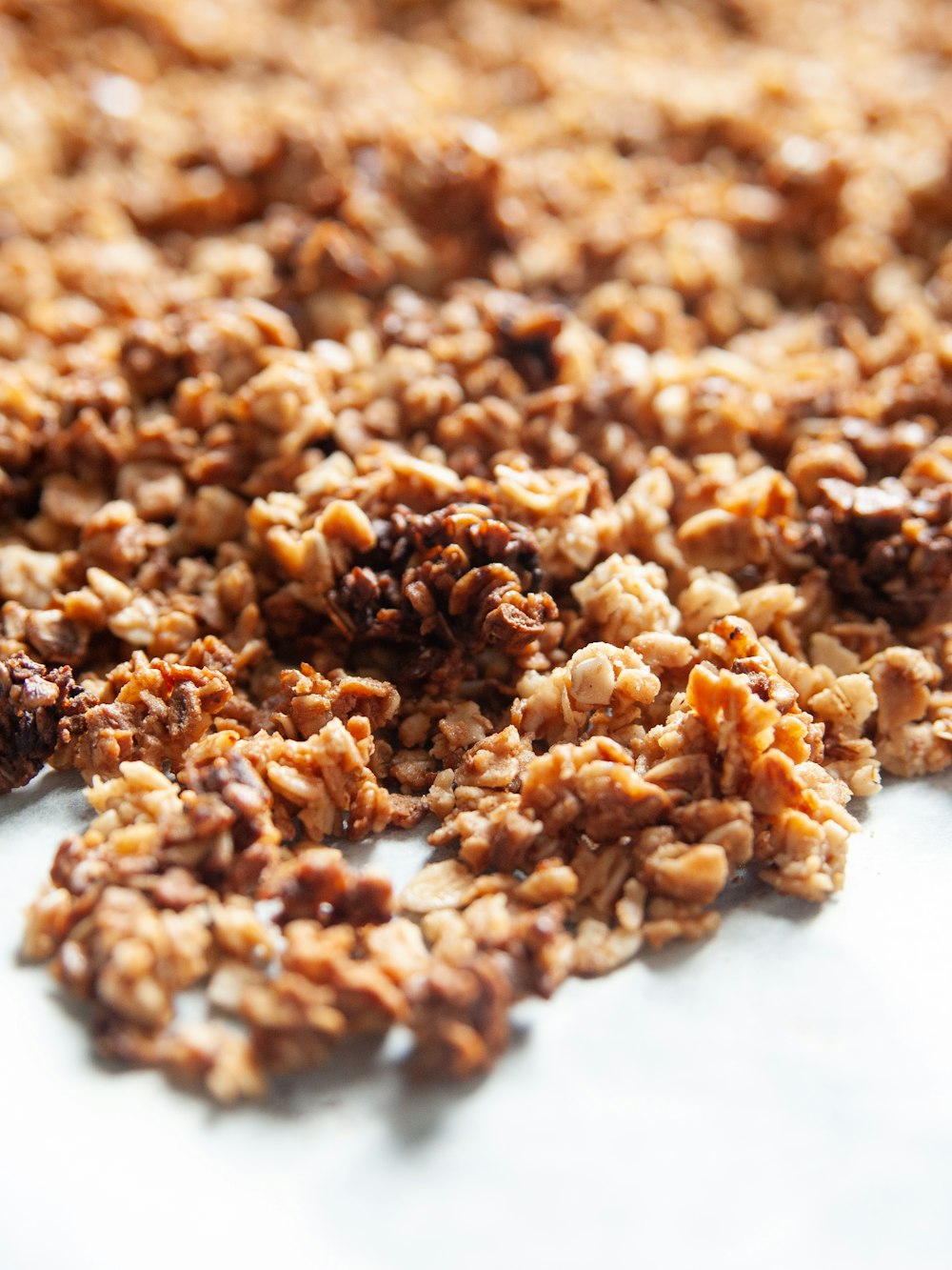 Plain granola, toasted oat clusters